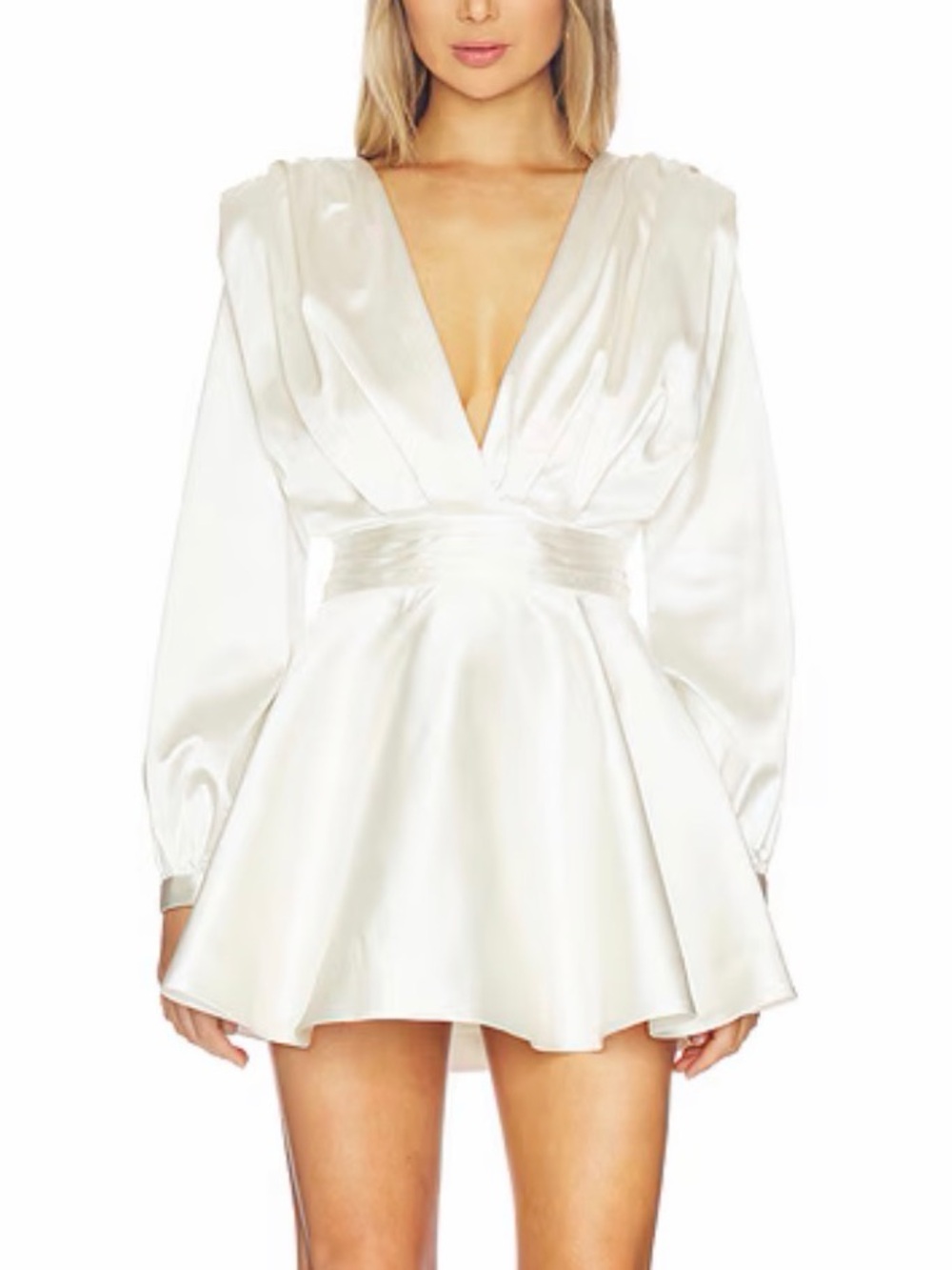 Essie Mini Dress in White - Lovers and Friends, Size M (6-8)